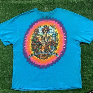 Liquid Blue Grateful Dead Bertha T-Shirt Tie Dye Hippie Psychedelic Band Rock